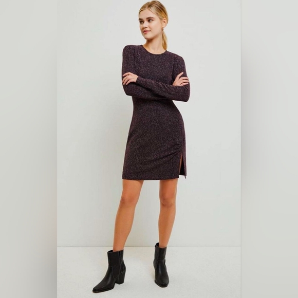 MINKPINKMETALLIC TEXTURE MINI DRESS - Picture 3 of 6